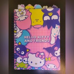 Sanrio Hello Kitty and Friends Spiral Tab Notebook Journal